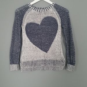 Crewcuts girls heart sweater size 12